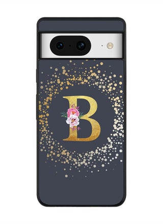 Rugged Black Edge case for Google Pixel 8, Slim fit Thin Phone Case Cover- Custom Monogram Initial Letter Floral Pattern Alphabet - B (Grey) - pzsku/Z9F761F3F98B73019AC58Z/45/_/1698670935/b4fb2f2d-b27a-4de8-84e1-51a70c973781