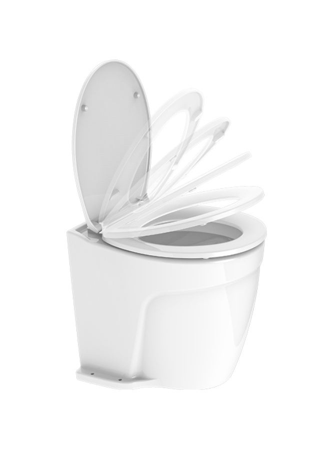 SEAFLO Electric Marine Toilet 12V 24V Deluxe Flush Ceramic Bowl Soft Close Seat - Image 5