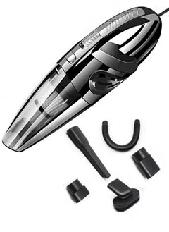 AGD Handheld Mini Vacuum Cleaner Car Cleaning Charging With Cigarette Lighter 120 Black  - Image 1
