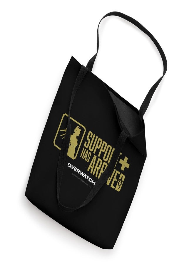 Overwatch 2 Mercy Support Has Arrived Gold Hero Badge Tote Bag - Image 2