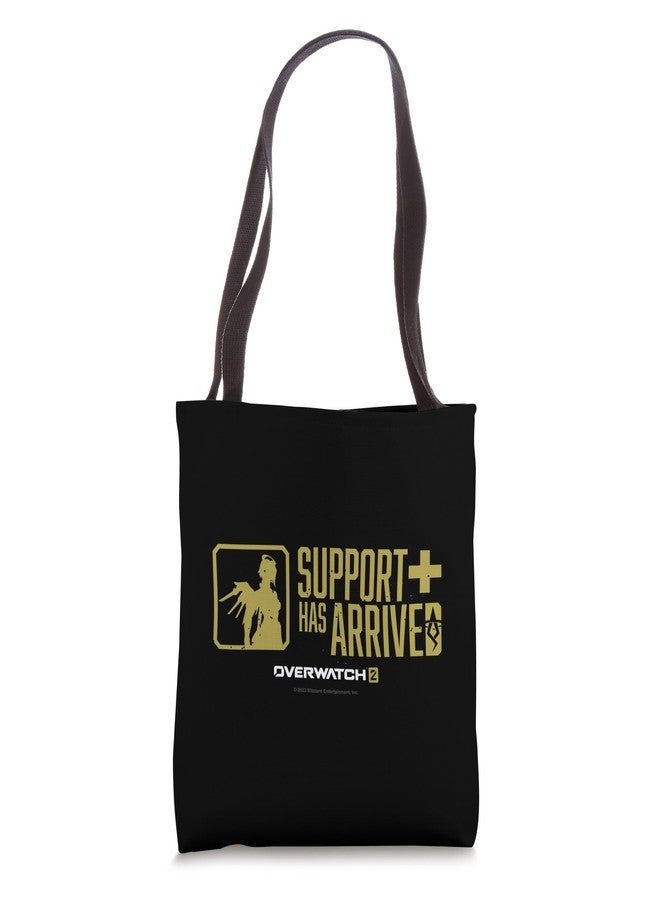 Overwatch 2 Mercy Support Has Arrived Gold Hero Badge Tote Bag - Image 1
