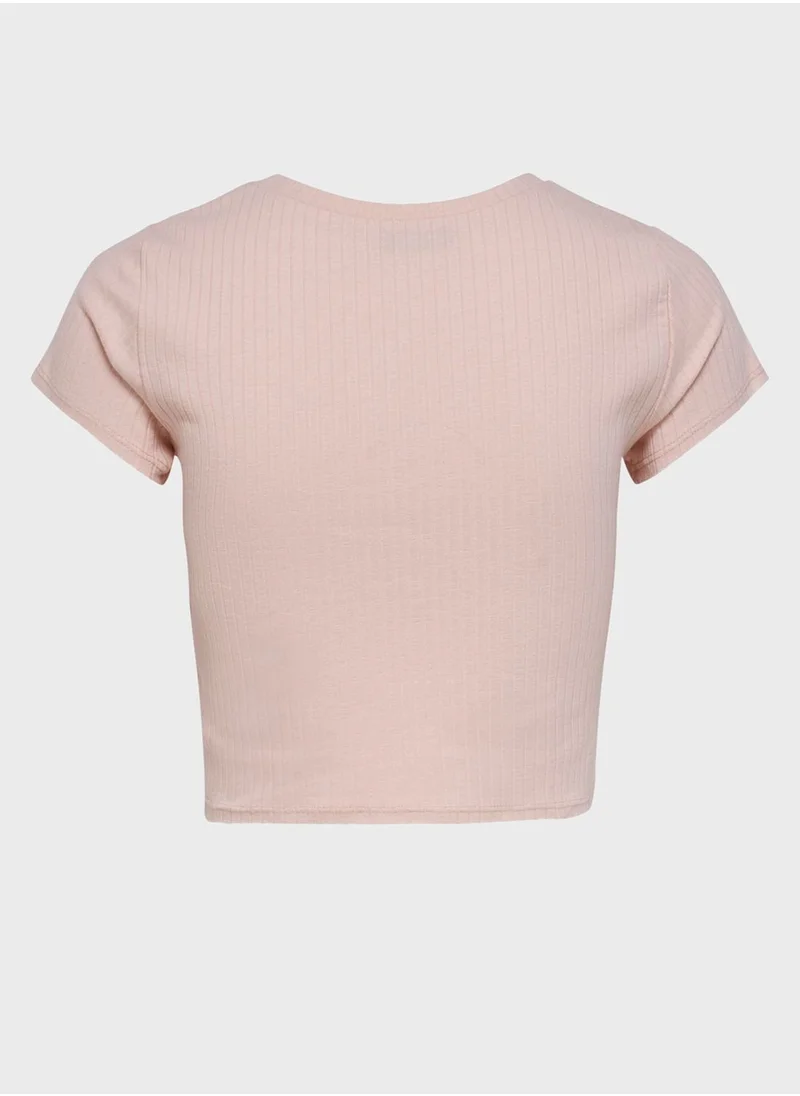 ONLY Sequined Slogan T-Shirt