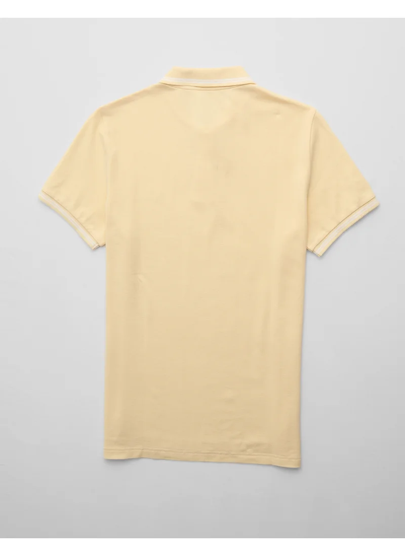 American Eagle AE Slim Fit Pique Polo Shirt