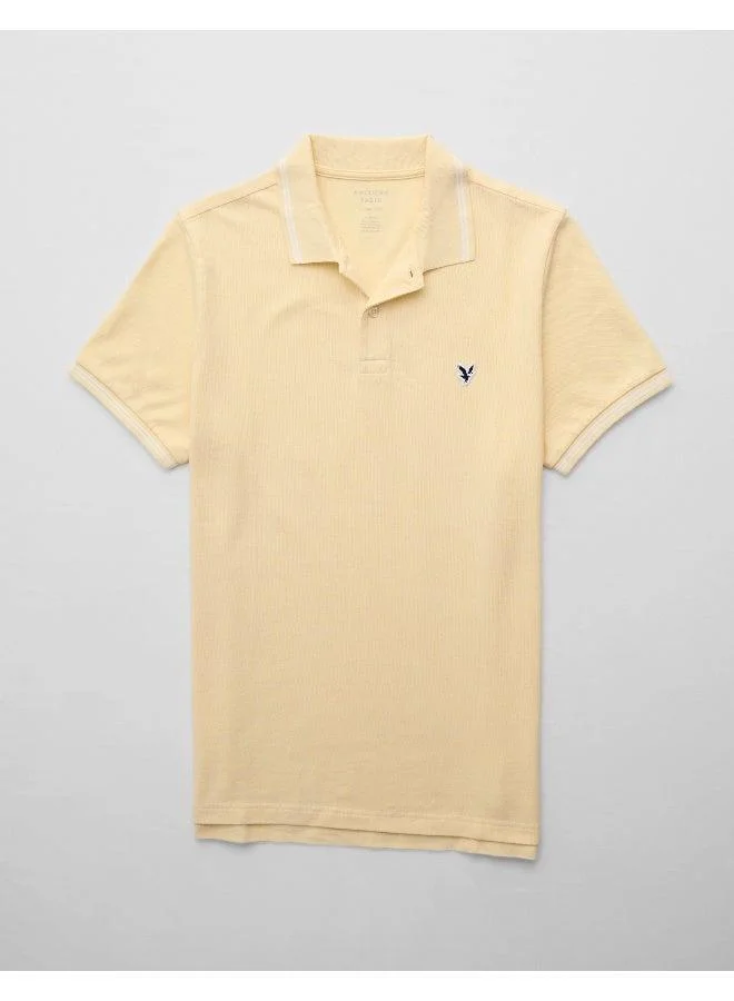 American Eagle AE Slim Fit Pique Polo Shirt