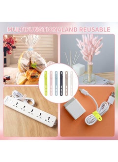 Silicone Cable Ties [Reusable Cable Management] Flexible Cord Organizer, Adjustable Length Long-lasting Durable Cable Clips - 12 Pack - pzsku/Z9F764F1ACA6047358D13Z/45/_/1717570211/468986de-b36e-4643-aaf0-b170eb08cd93