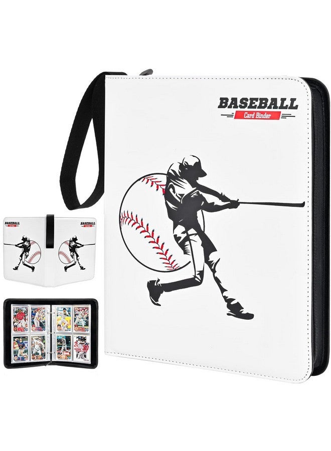 ProCase 4-Pocket Baseball Card Binder Fits 440 Cards, Sport Trading Card Album Book with 55 Sleeves for Baseball Colletible Card Holder -Medium - Image 1