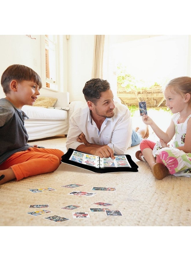 ProCase 4-Pocket Baseball Card Binder Fits 440 Cards, Sport Trading Card Album Book with 55 Sleeves for Baseball Colletible Card Holder -Medium - Image 3