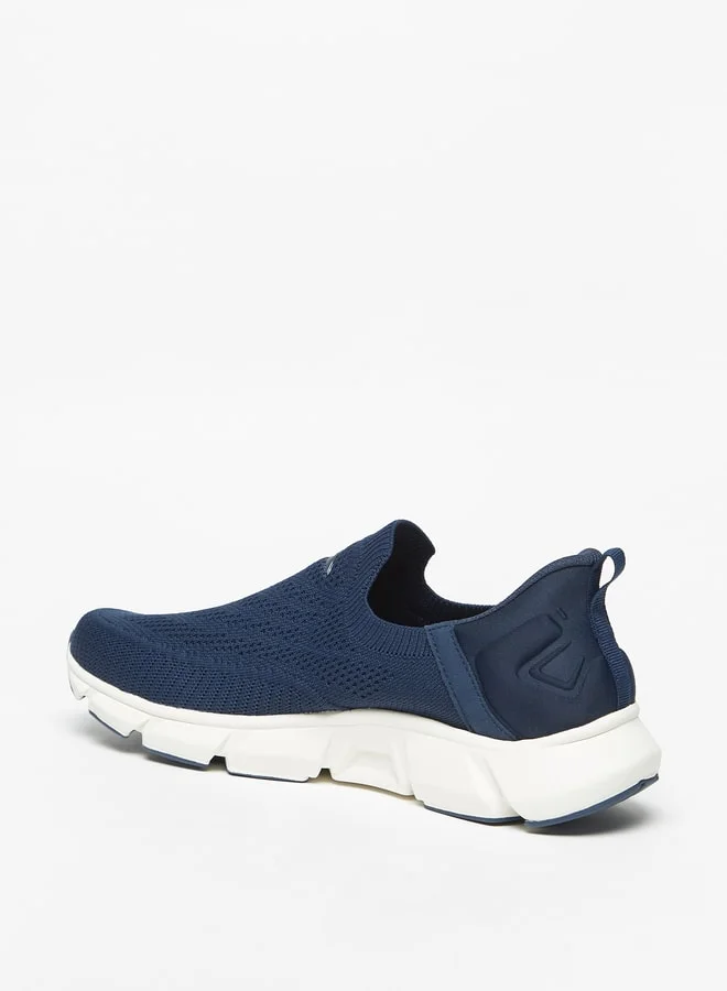 Dash Men Textured Slip-On Walking Shoes