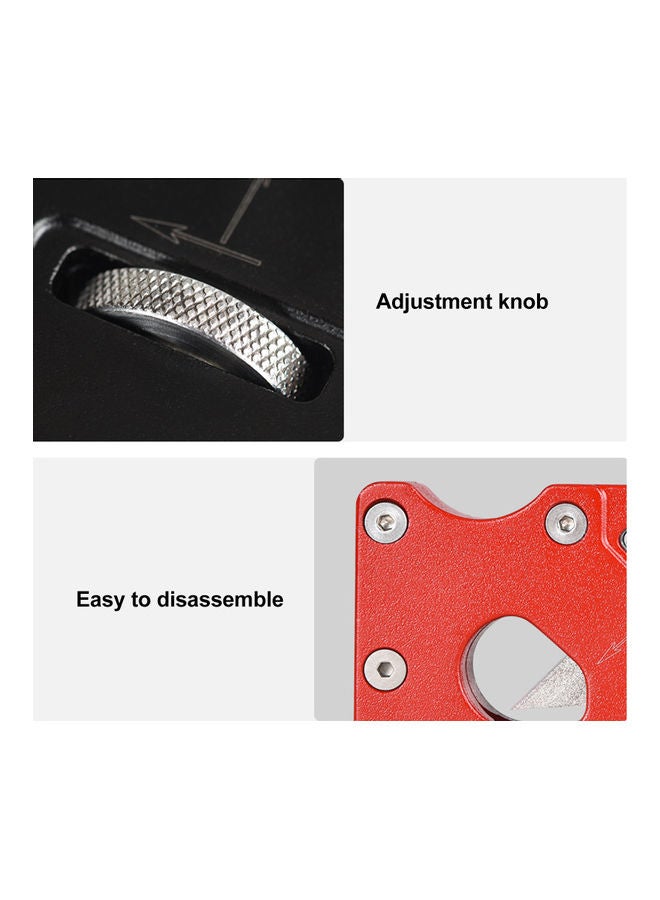 NIBEMINENT Wooden Planer Red 15.50X2.50X5.40cm - Image 5