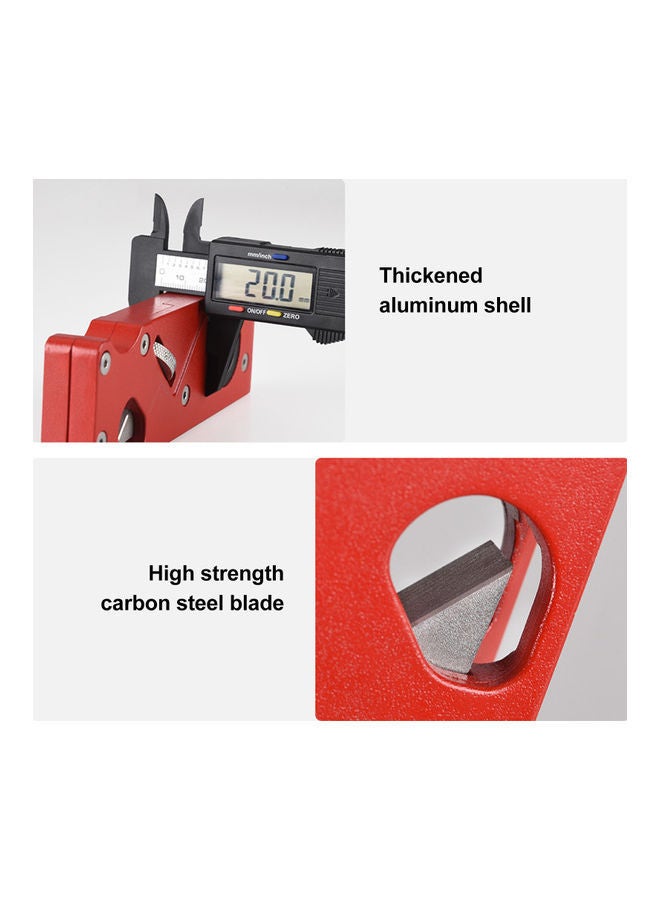NIBEMINENT Wooden Planer Red 15.50X2.50X5.40cm - Image 4
