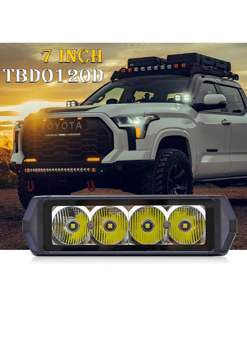 Toby's LED Bar Light, Toby's New 7" 20W Single Row Spot LED Light Bar Driving Lamp LED Work Light IP68 Waterproof for Off Road Truck Car ATV SUV Boat  - Image 5