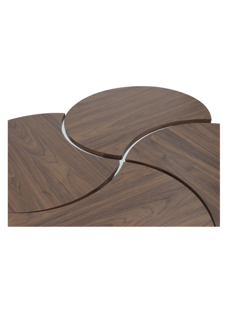 سحابة طقم طاولة قهوة بني 4  قطع - Image 2