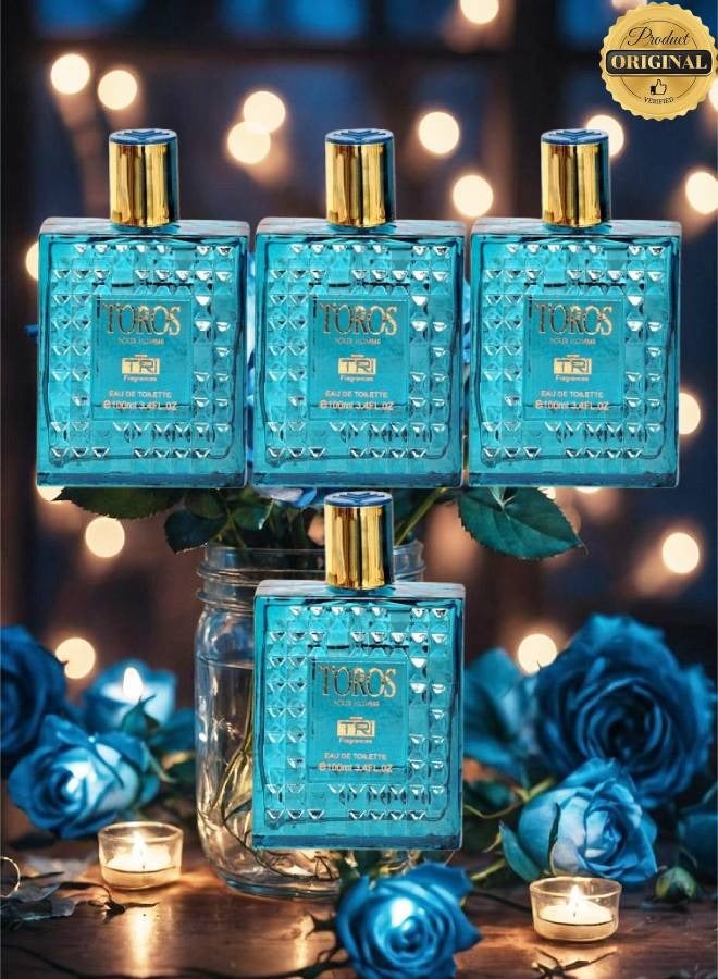 تي أر آي 4 قطع عطر توروس 100 مل - Image 1