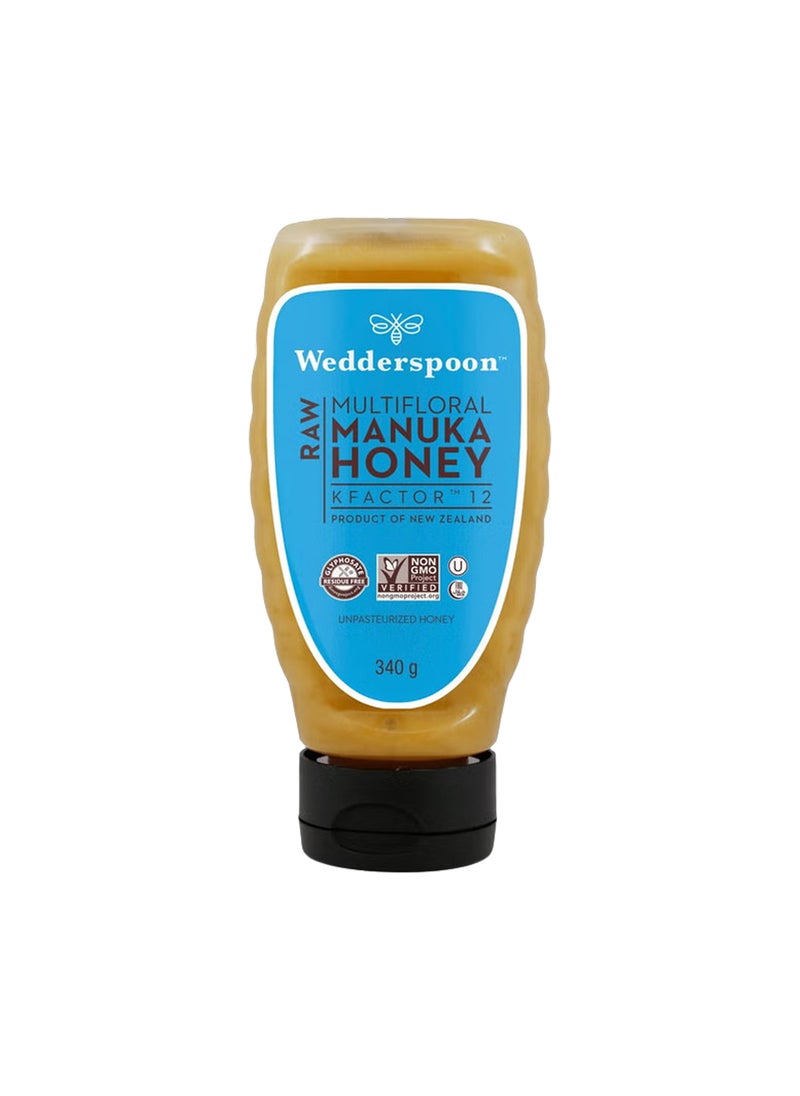 Wedderspoon Manuka Honey Kfactor 12 340g  - Image 1