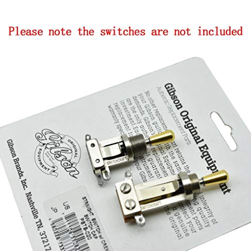 KAISH American Thread SAE 8-32 Metal Guitar 3 Way Toggle Switch Tip Switch Knob Cap for USA Les Paul with Switchcraft Switch Gold - Image 5