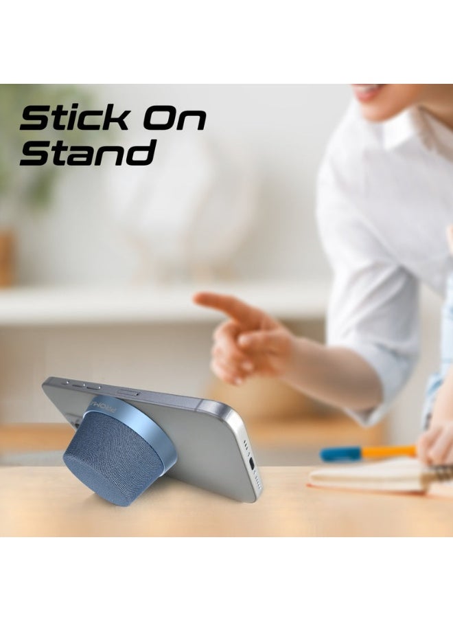 Promats Promate High-Fidelity Mini Bluetooth Speaker with MagSafe Compatible Base  - Image 3