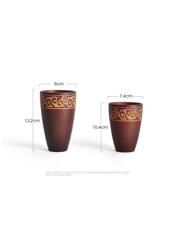 general 5-Piece Wooden Tea Cups  - Image 2