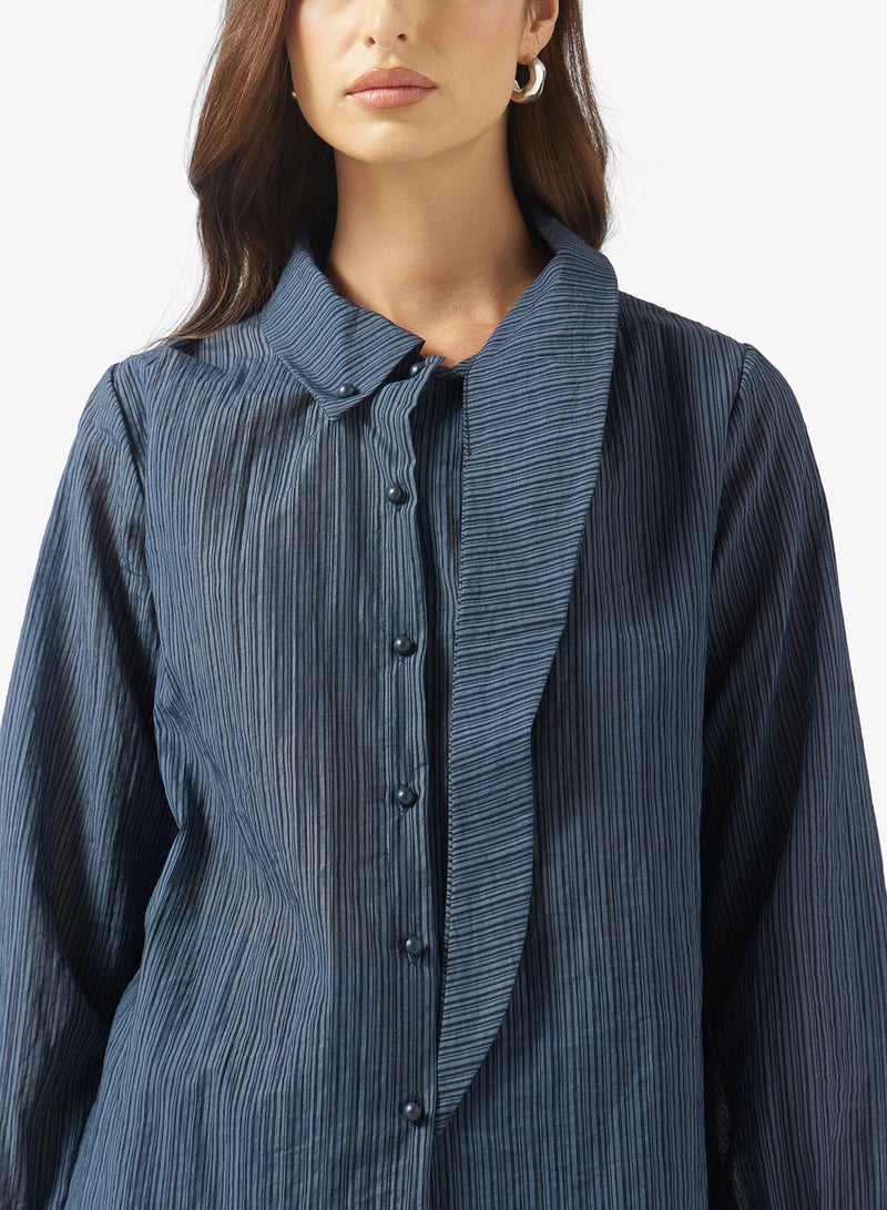 ELLA Blouse With Neck Tie Up - Image 3