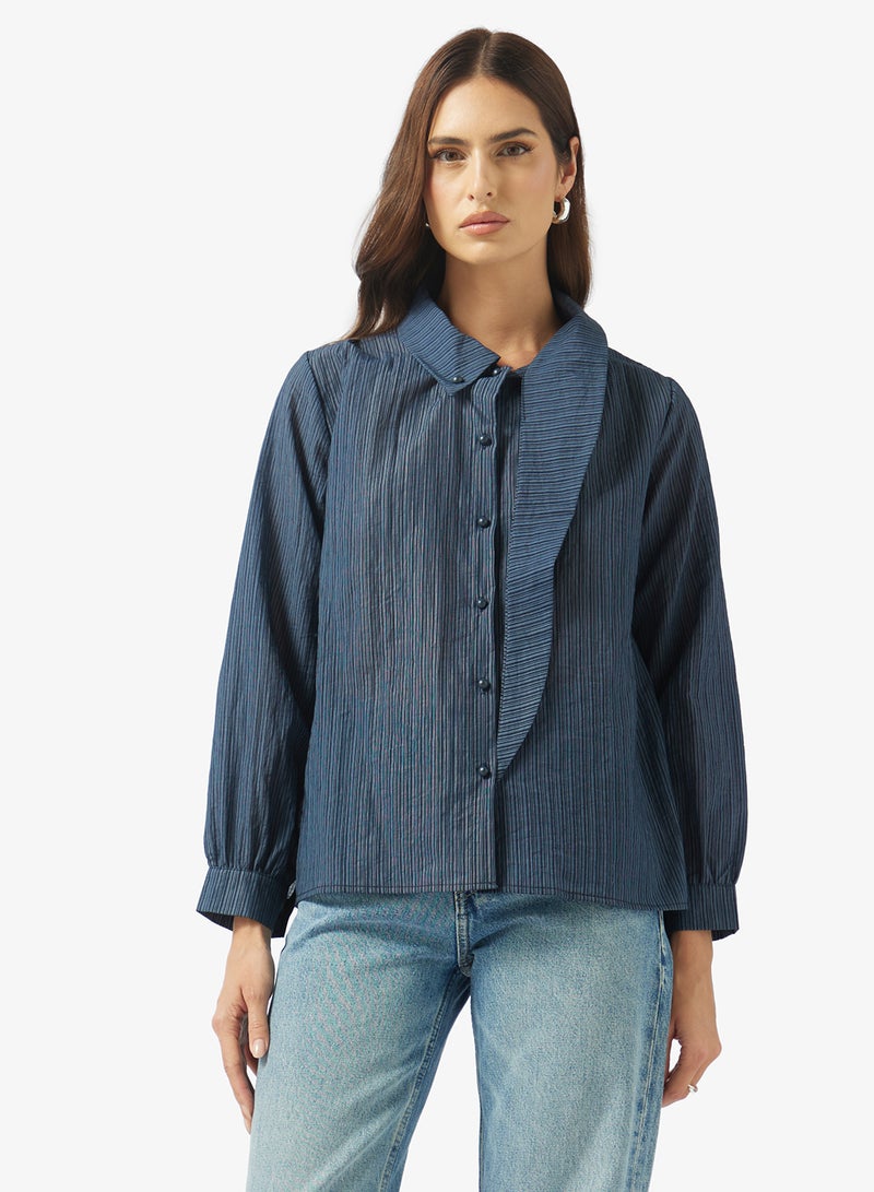 ELLA Blouse With Neck Tie Up - Image 1