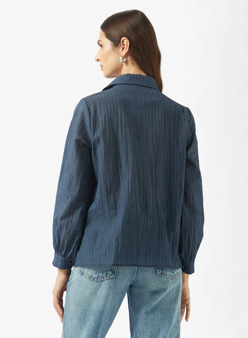 ELLA Blouse With Neck Tie Up