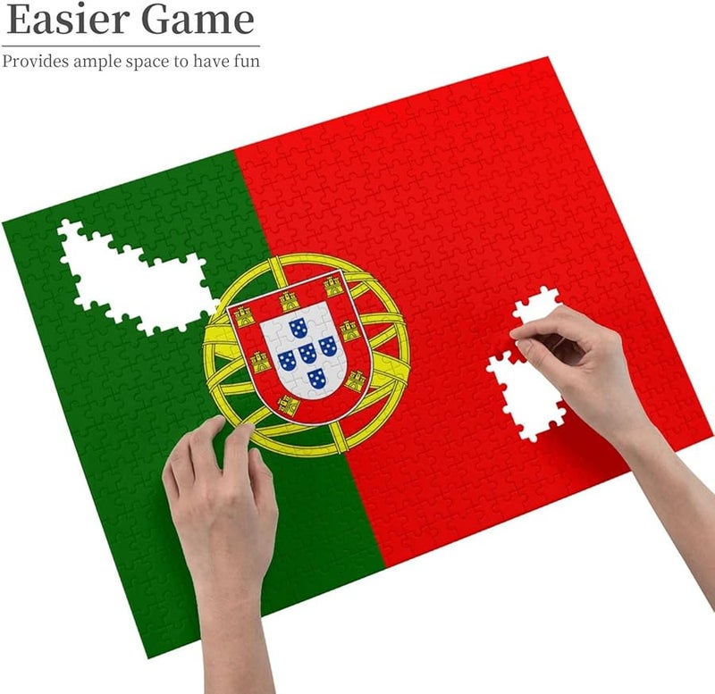 لغز علم البرتغال 500 قطعة للكبار ديكور المنزل هدية حفلة عيد الميلاد - Image 4