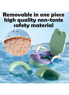 ZCM-HAPPY Classic PVC Cushion Toddler Potty Training Chair With Lid And High Back Support  - Image 5