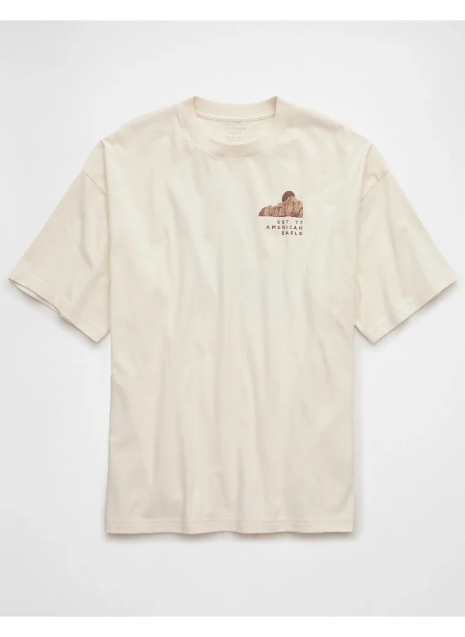 American Eagle AE Oversized Photo Graphic T-Shirt