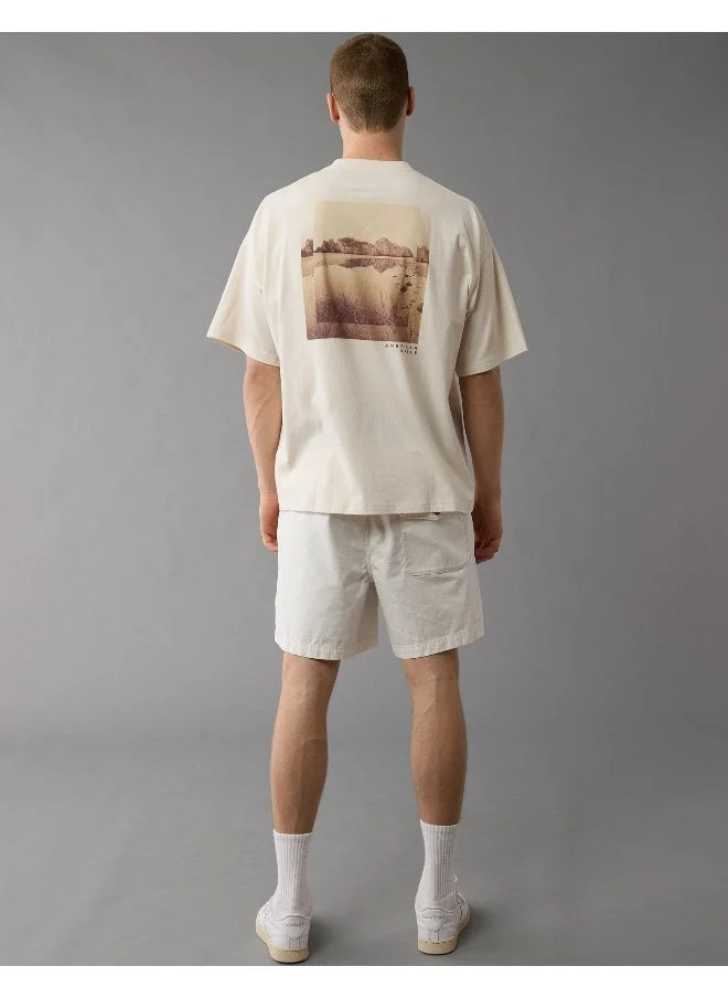 American Eagle AE Oversized Photo Graphic T-Shirt