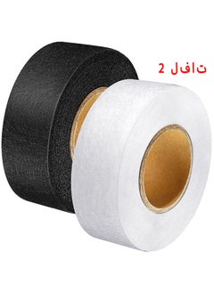 Depend 2 Rolls Iron-On Fabric Tape Heavy Duty Fusible Adhesive Hemming Strip To Repair Curtains, Clothes, Pants, Pillow Case, Uniform, No Sewing  - Image 1