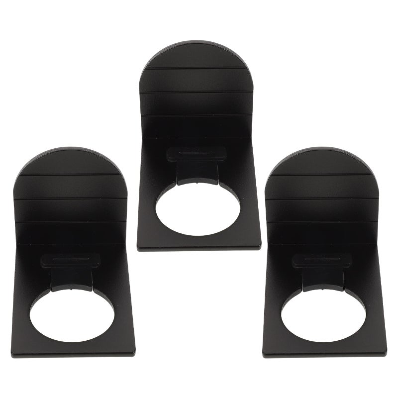 3pcs Shower Shampoo Holder: Adjustable Wall-Mounted Shampoo Bottle Holder Hook - Bathroom Liquid Soap Rack - Space Aluminum Shower Organizer For Bottles - Image 1