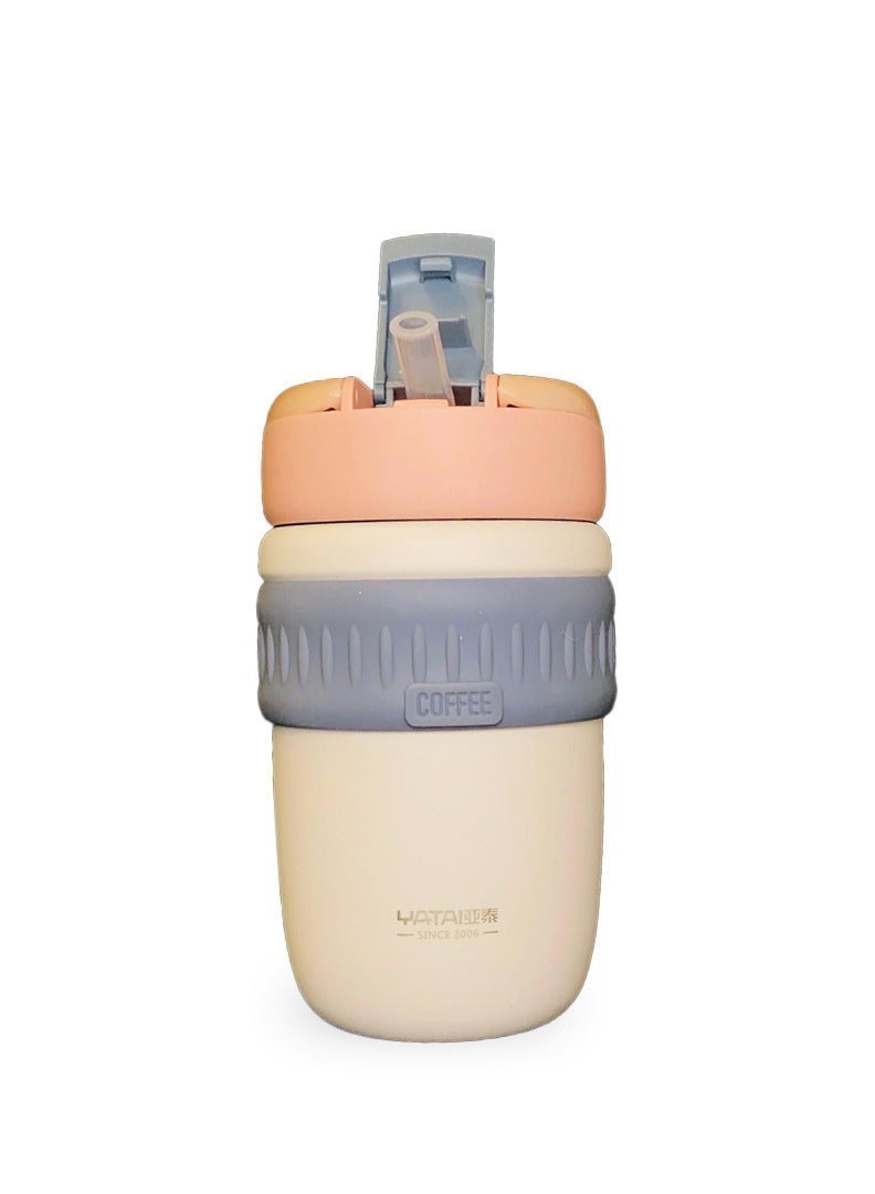 Yatai Coffee Tumbler Stainless Steel Double Wall New Portable Reusable Coffee Thermos Cup car office coffee mug high-end gift tumbler with straw - Image 5