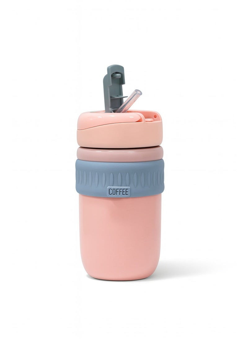 Yatai Coffee Tumbler Stainless Steel Double Wall New Portable Reusable Coffee Thermos Cup car office coffee mug high-end gift tumbler with straw - Image 1