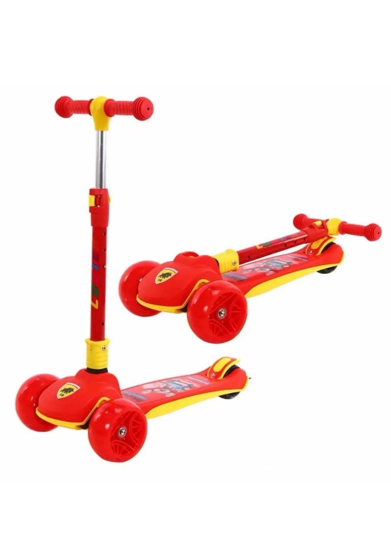 Children's scooter is very entertaining for children from the age of two years old. The colors are attractive to the eyes and children. 