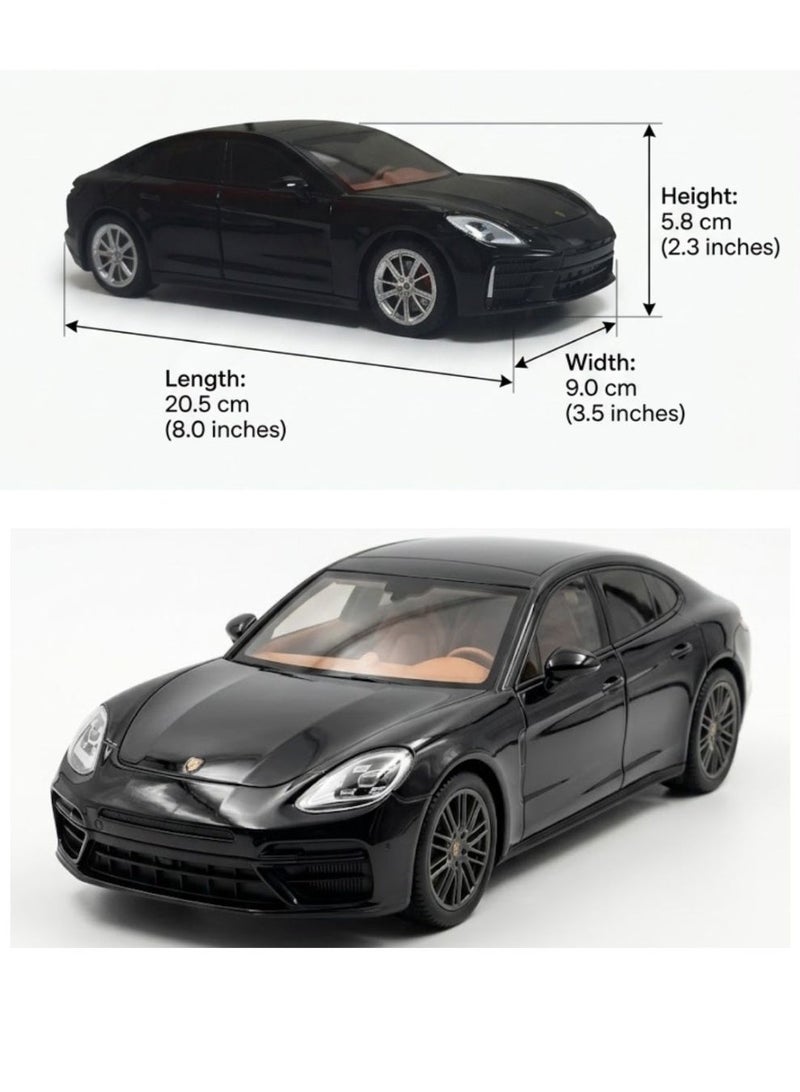 بورشه Porsche Panamera Premium Diecast Car - 1:24 Scale - Assorted Colour - 01 Pcs - Image 2