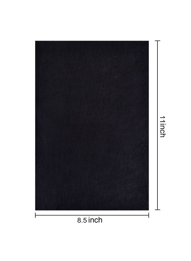 Hotop 100 Sheets Carbon Transfer Paper Black Tracing Paper For Wood Paper Canvas And Other Art Surfaces (8.5 X 11 Inch) - Image 3