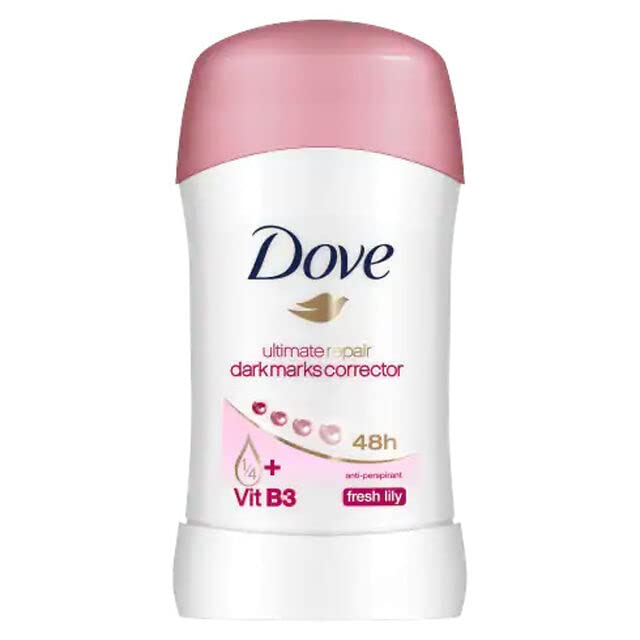 Dove Unisex AntiPerspirant Deodorant Stick 40Ml Fresh Lily 1 Count - Image 3