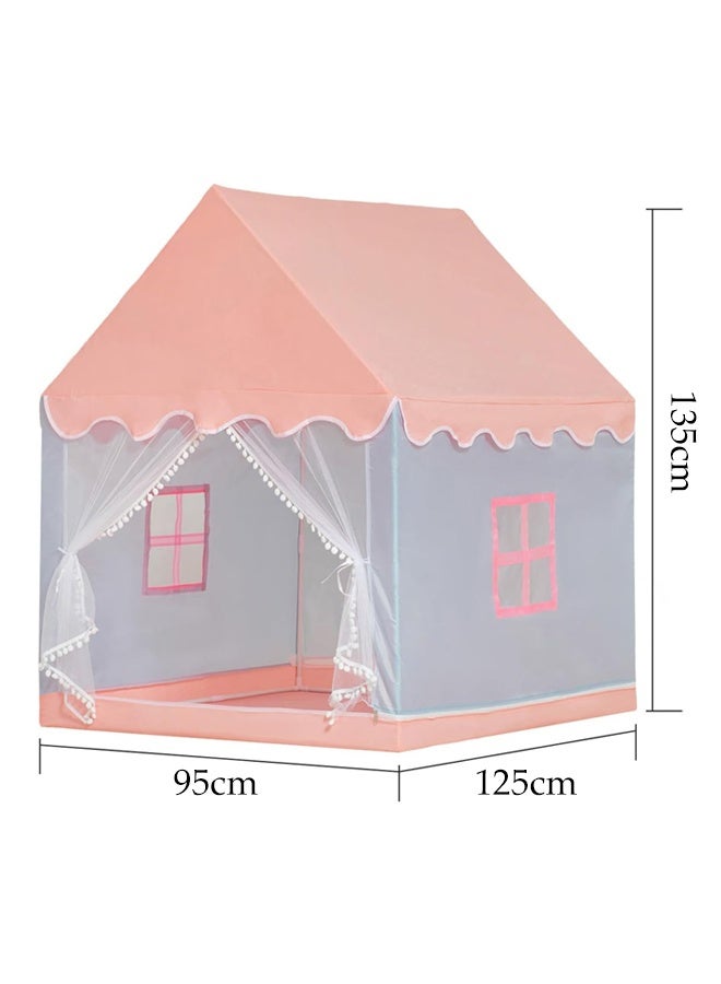 DUNISO Children's Play Tent, Playhouse For Boys And Girls, Indoor Secret Base For Toddlers, Outdoor Camping Toy House, Birthday Celebration, Garden Celebration, Suitable For Ball Pool House, 85*125*135 Cm (Pink) - Image 2