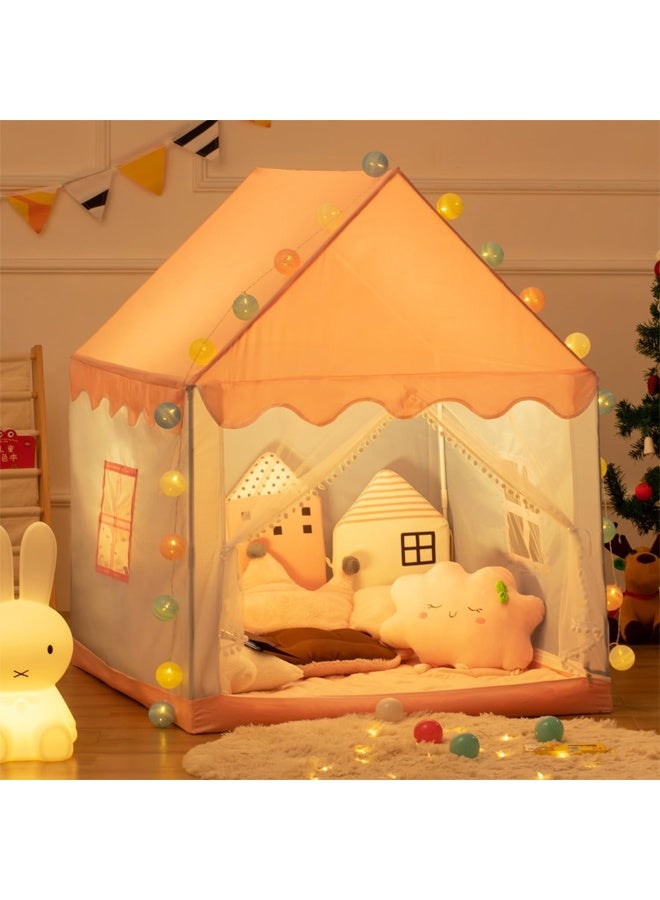DUNISO Children's Play Tent, Playhouse For Boys And Girls, Indoor Secret Base For Toddlers, Outdoor Camping Toy House, Birthday Celebration, Garden Celebration, Suitable For Ball Pool House, 85*125*135 Cm (Pink) - Image 3