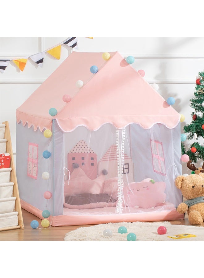 DUNISO Children's Play Tent, Playhouse For Boys And Girls, Indoor Secret Base For Toddlers, Outdoor Camping Toy House, Birthday Celebration, Garden Celebration, Suitable For Ball Pool House, 85*125*135 Cm (Pink) - Image 5