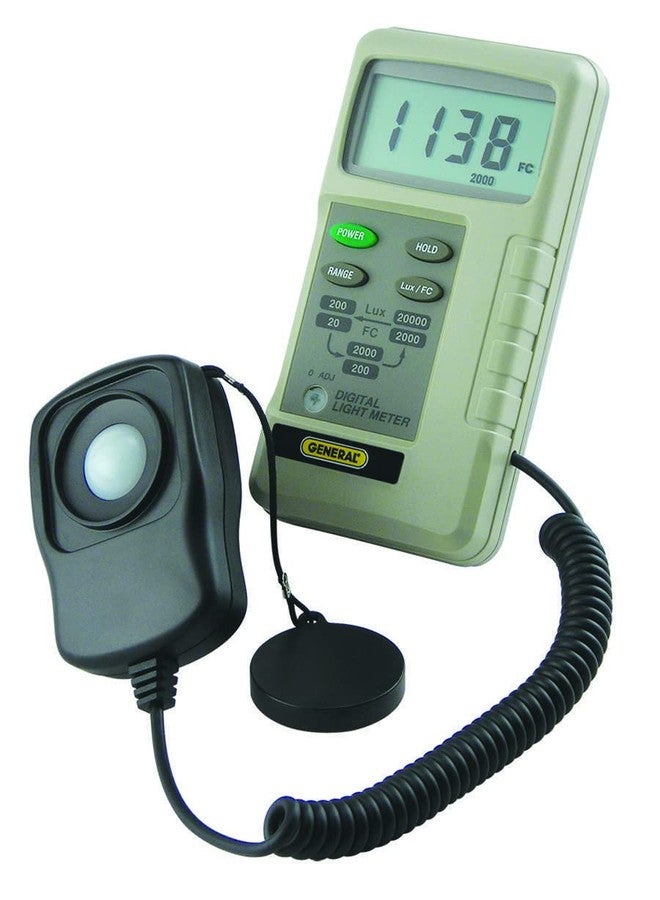 General Tools DLM2000 Digital Light Meter, Off White, Small - Image 3