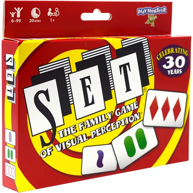 PlayMonster SET Enterprises SET - The Family Card Game of Visual Perception - Race to Find The Matches, For Ages 8+,81 Cards, Rules included | Award Winning, Family Game Night, Travel Games, Playing Cards Screen-Free - Image 1