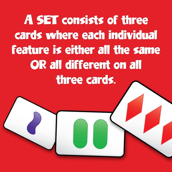 PlayMonster SET Enterprises SET - The Family Card Game of Visual Perception - Race to Find The Matches, For Ages 8+,81 Cards, Rules included | Award Winning, Family Game Night, Travel Games, Playing Cards Screen-Free - Image 3