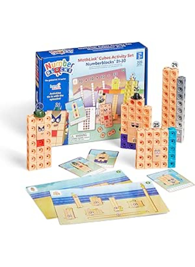 Learning Resources Numberblocks 21-30 Activity Set (150-Piece, Mathlink Set, Ages 3+) - Image 1