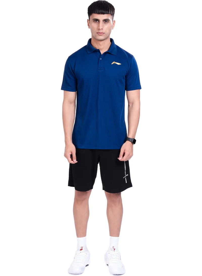 Li-Ning LINING POLO-T-SHIRT- (NAVY) (ATST997-3-L)