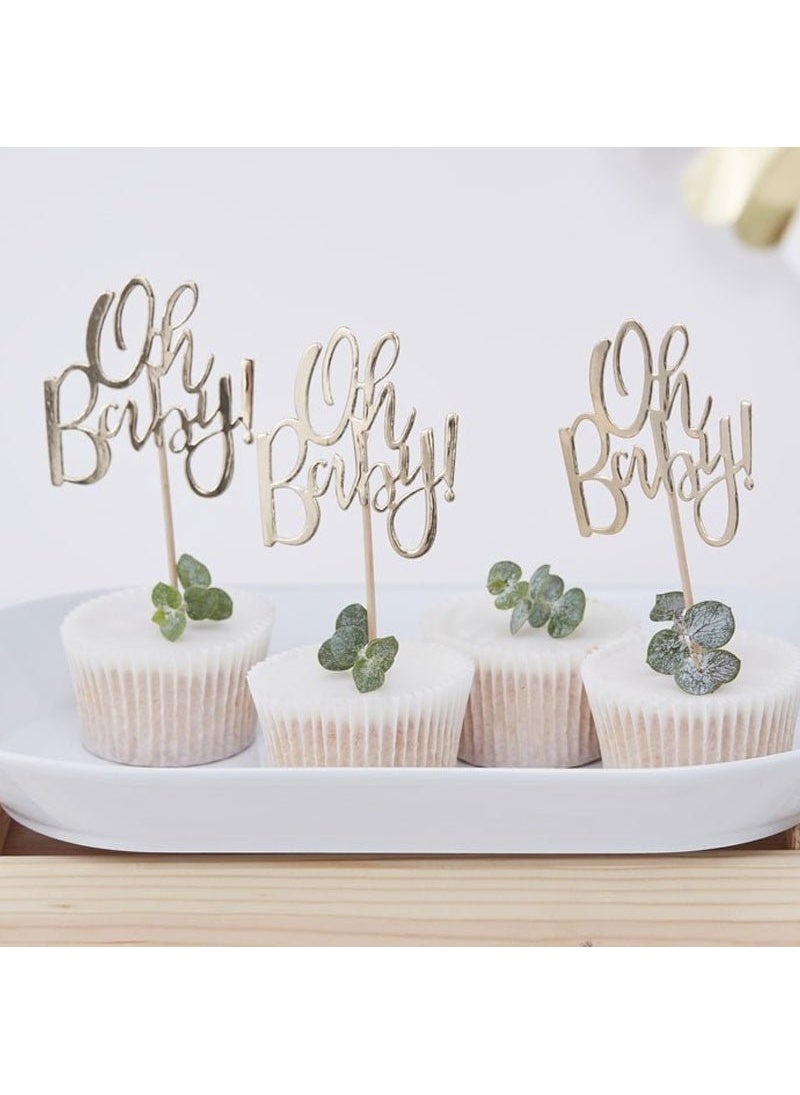 جينجر راي مجموعة أوه بيبي بيكس الذهبية، 13 سم، 12 قطعة - Image 1