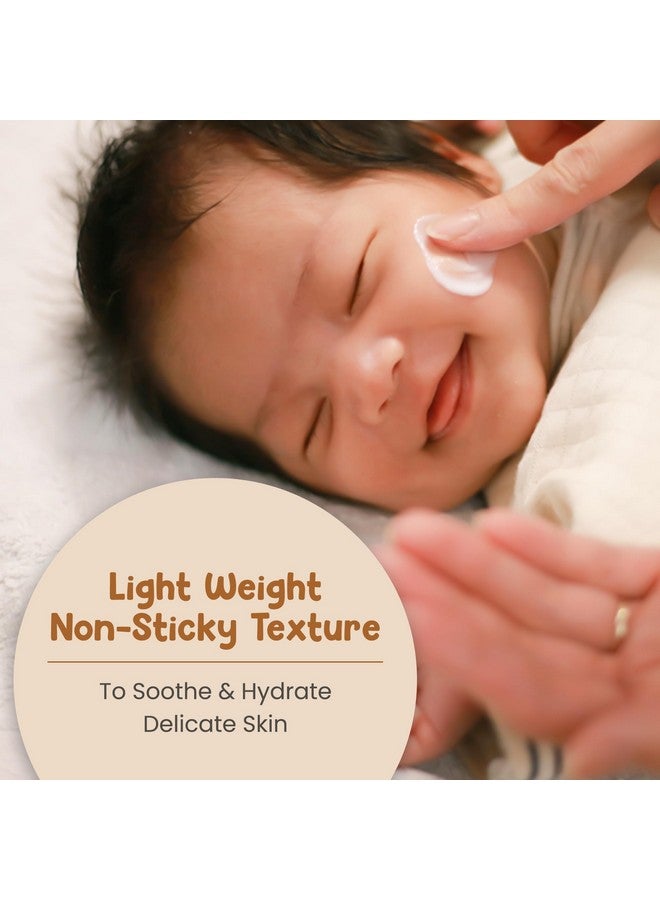 موذر سبارش كريم وجه ناعم حليبي للأطفال | كريم مرطب يومي للوجه للأطفال بزيت جوز الهند وبروتين الحليب وفيتامين ب5 | كريم أطفال غير لاصق يمنع الجفاف - (50 جرام) - Image 3