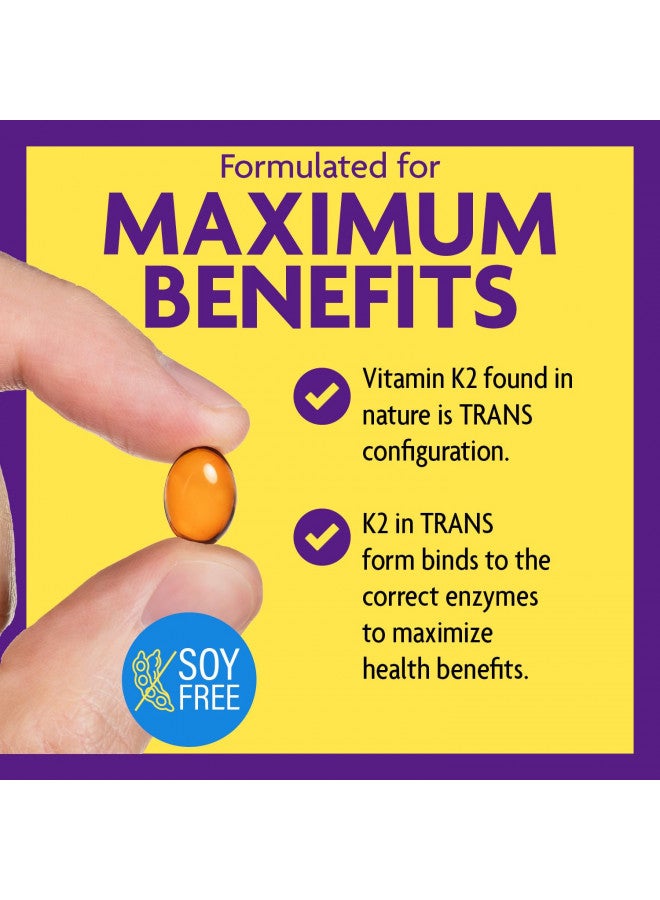 InnovixLabs InnovixLabs Full Spectrum Vitamin K2 with MK-7 and MK-4, All-Trans Bioactive K2, 600 mcg K2 per Pill, Soy & Gluten Free, Non-GMO, 90 Capsules, Supports Healthy Bones & Arteries Vitamin K2 MK7 + MK4 - Image 4