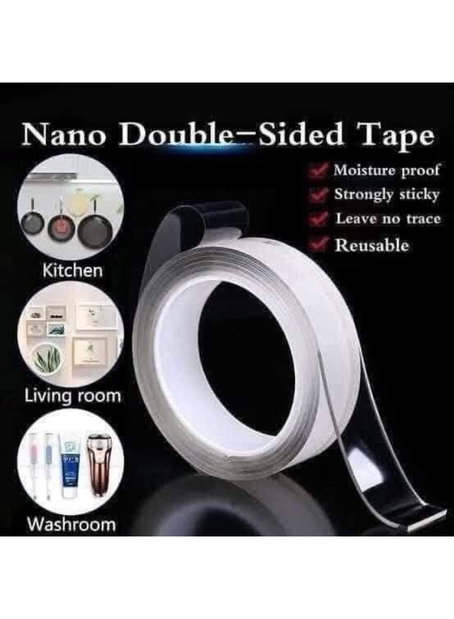 دبل فيس شفاف مقاوم للماء 1.2*3 متر - Image 2