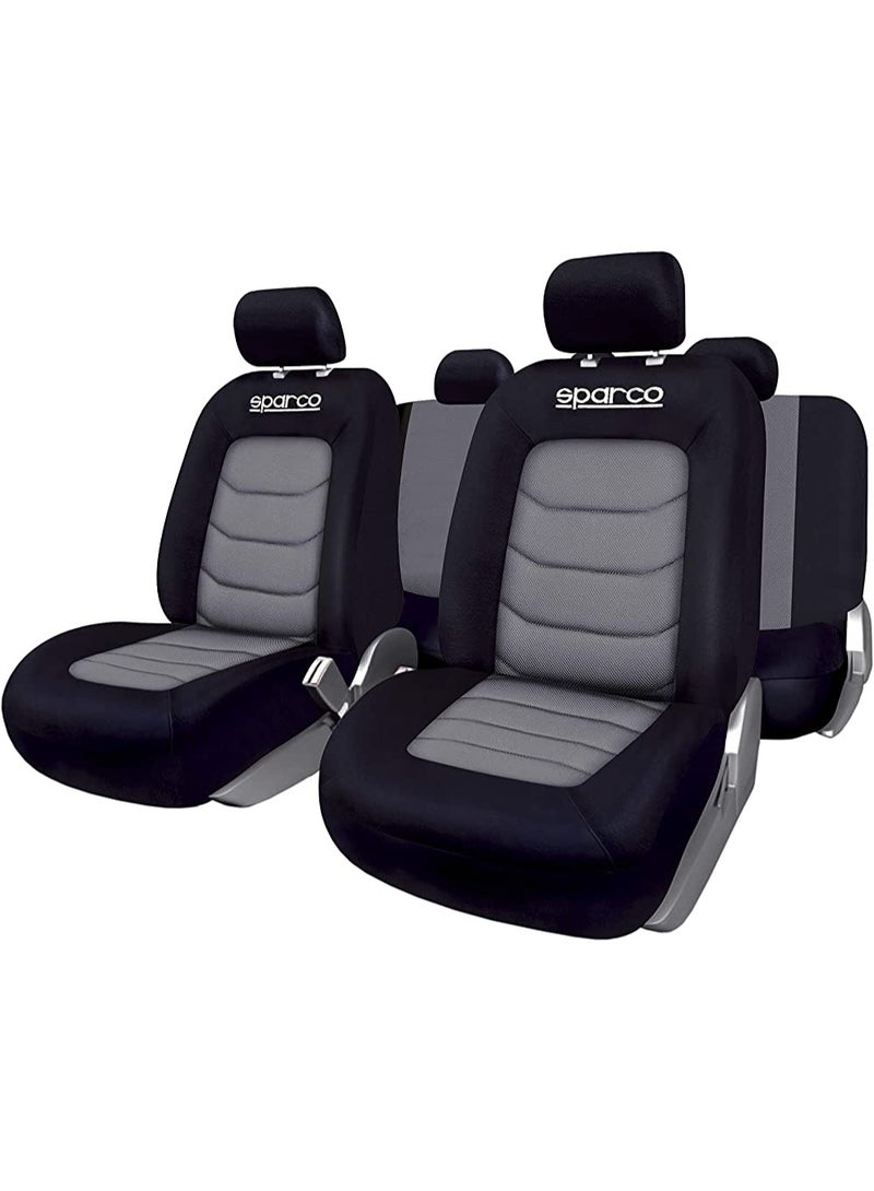 سباركو طقم غطاء مقعد SPARCO أسود/رمادي   -  923:AE009465