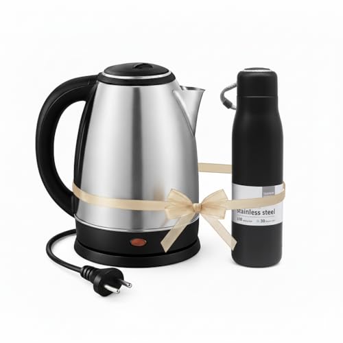 RFV1 Electric 1500W 1.8L Extra-Large Capacity | Stainless Steel Body with Cool Touch Exterior | Automatic Shut-Off & Boil Dry Protection (KETTLE AND BOTTLE) - Image 1